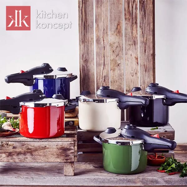 Nồi áp suất tráng men BK Indigo