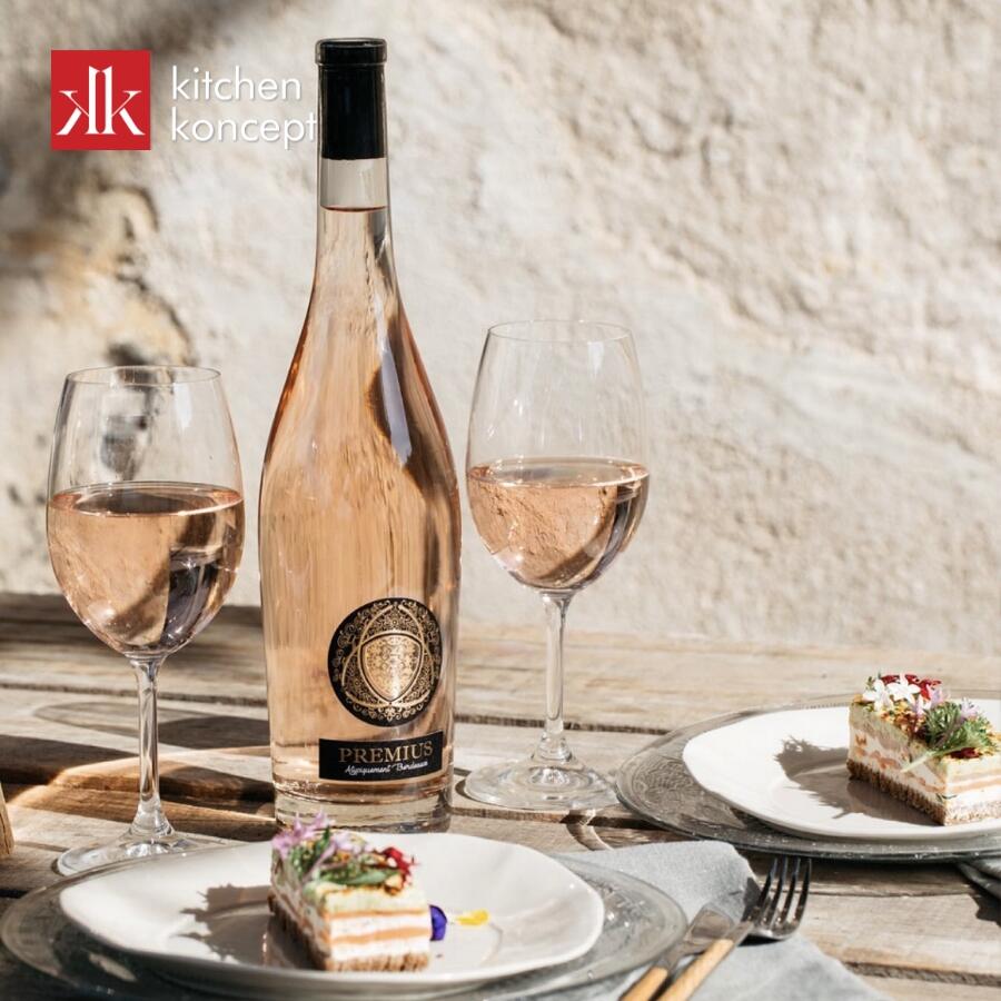 Kích thước ly rượu vang hồng