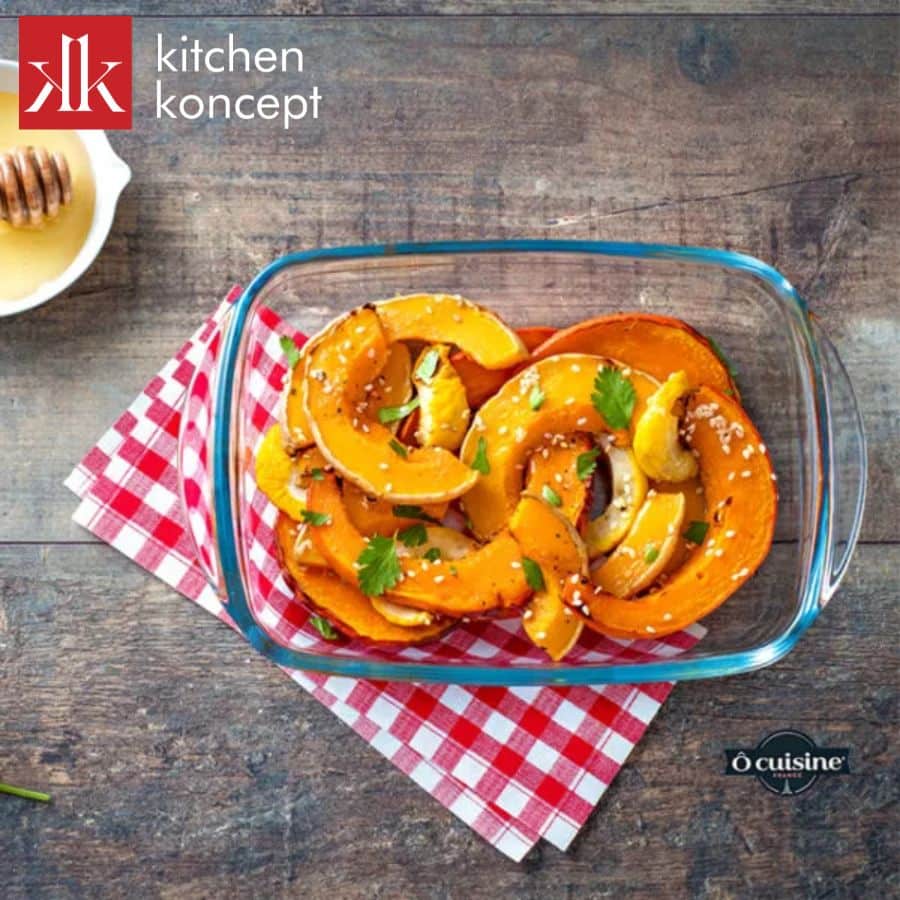 Lưu ý vệ sinh và sử dụng khay bánh hình vuông Ocuisine 40x27x7cm