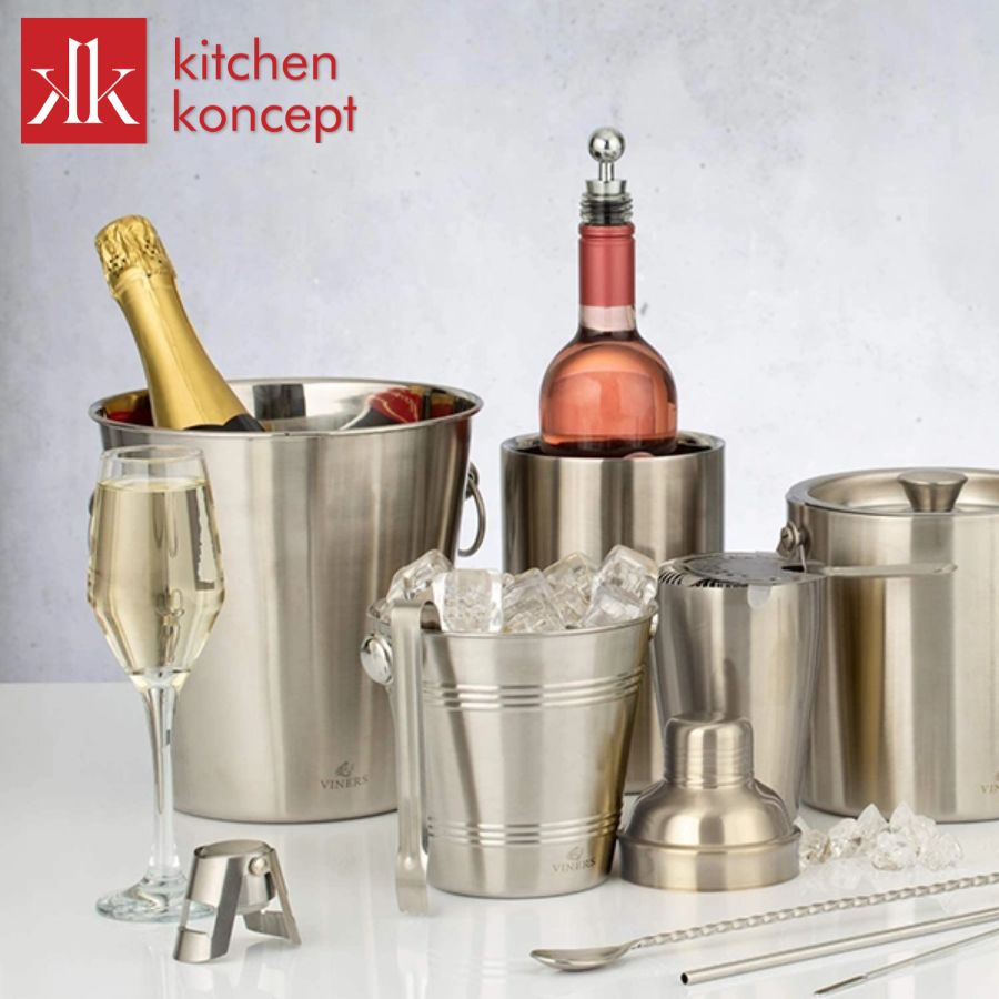 Lưu ý vệ sinh và sử dụng xô đá màu bạc Viners 1 lít