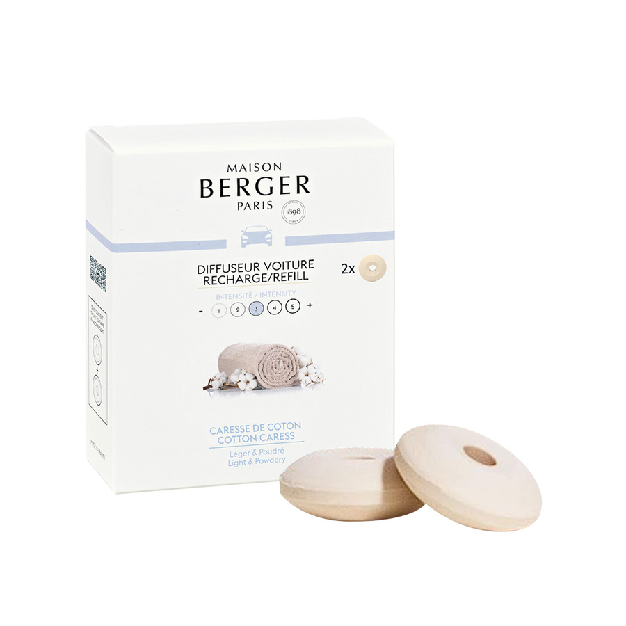 Bộ Tinh Dầu Xe Hơi Hương Cotton Caress - 2 Cái