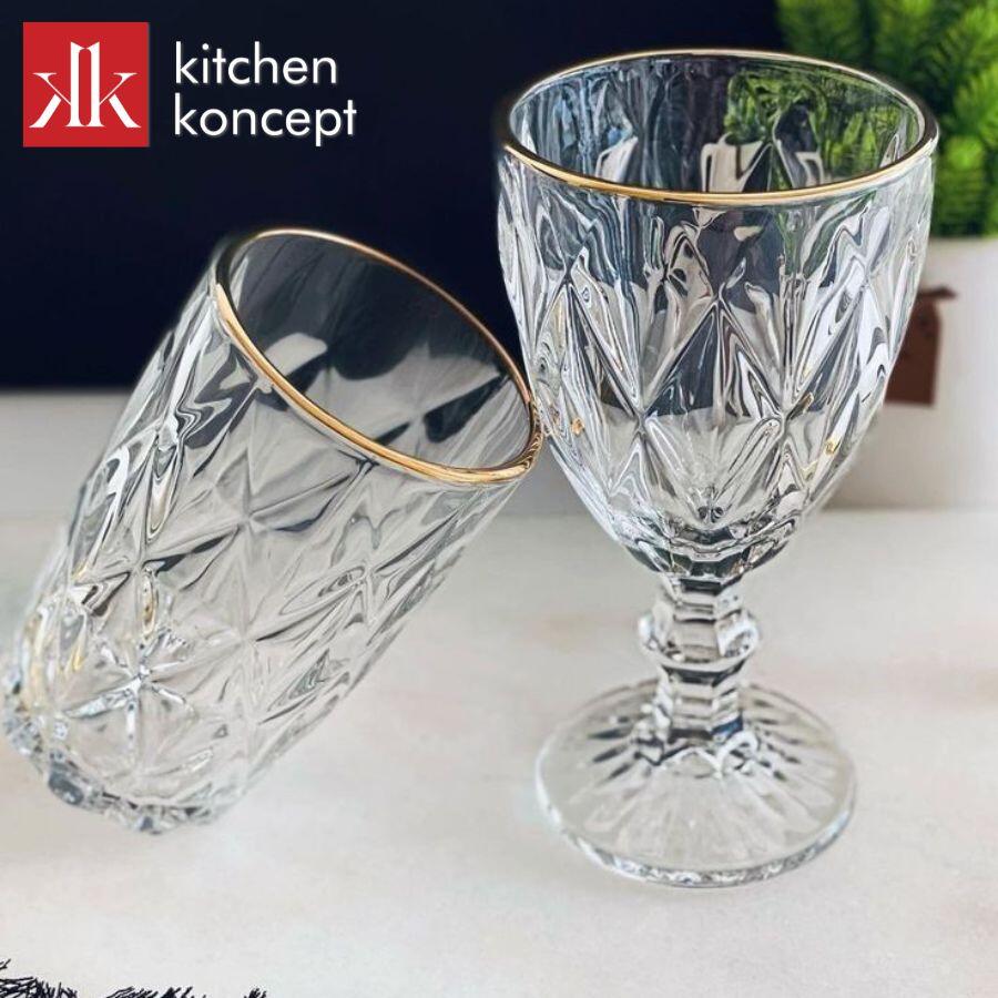 Mẫu ly thủy tinh phong cách Vintage