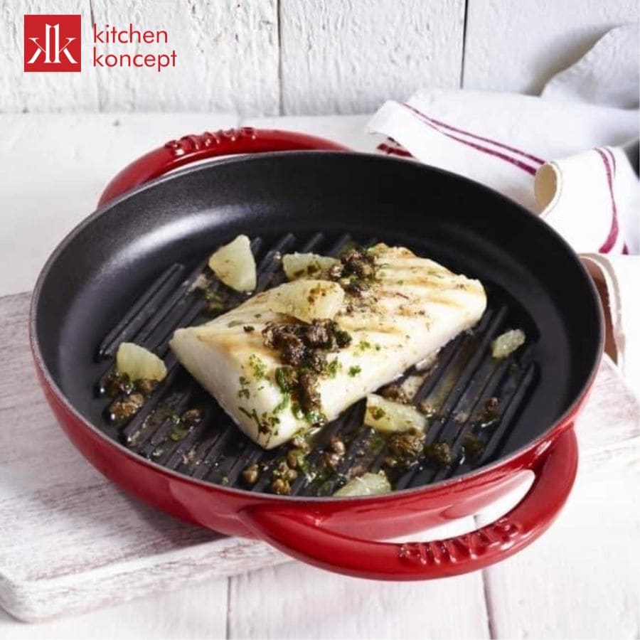 Bảo quản chảo gang tráng men STAUB