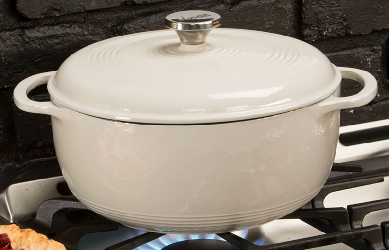 Nồi gang oval tráng men chuyên dùng cho các món ninh, hầm