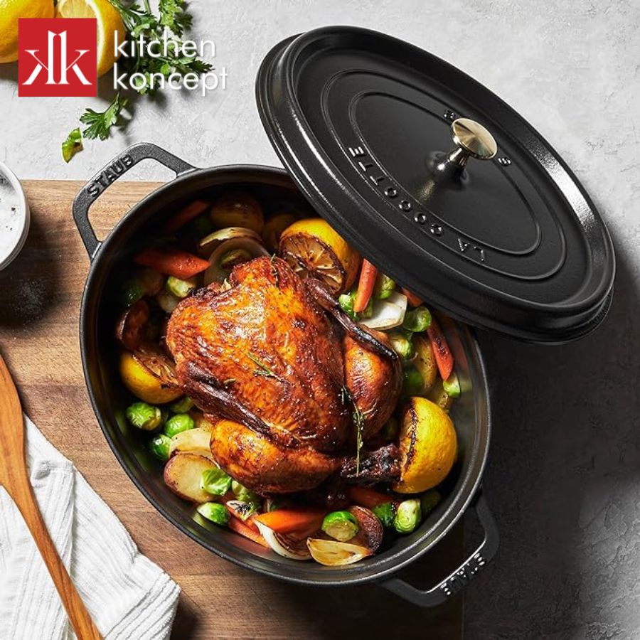 Nồi gang nấu bếp từ có nhiều đặc điểm ưu việt