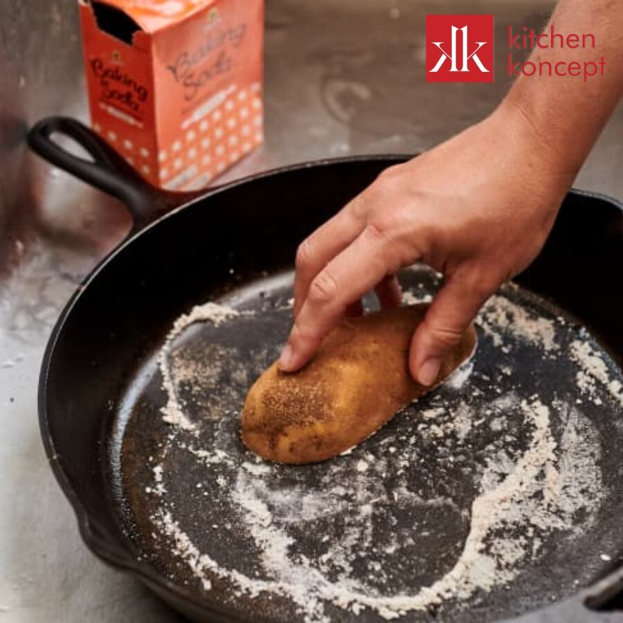 Chảo gang bị rỉ sét