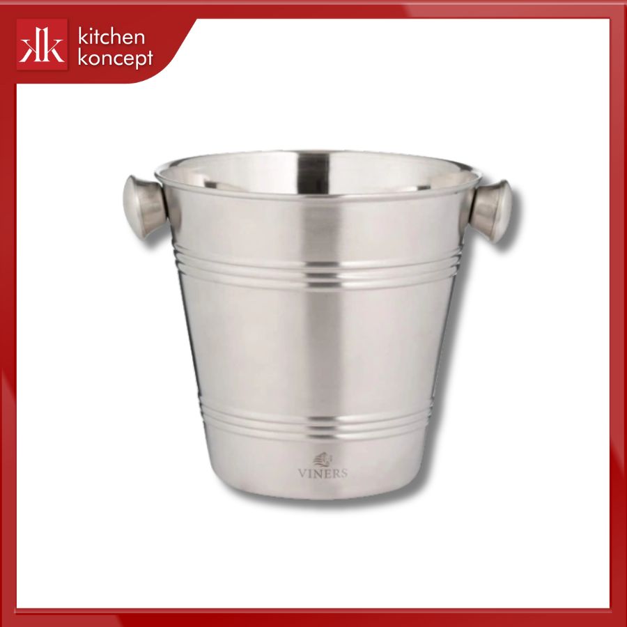 Xô đá màu bạc Viners 1 lít chính hãng