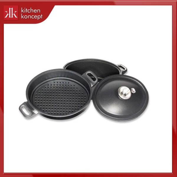 Xửng hấp bằng hợp kim nhôm nguyên khối