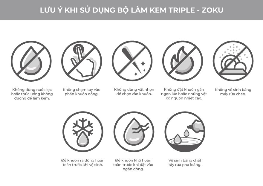 cách sử dụng bộ làm kem triple - Zoku