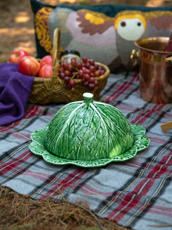 Bordallo - Cabbage - Khay đựng bơ - 34.5cm