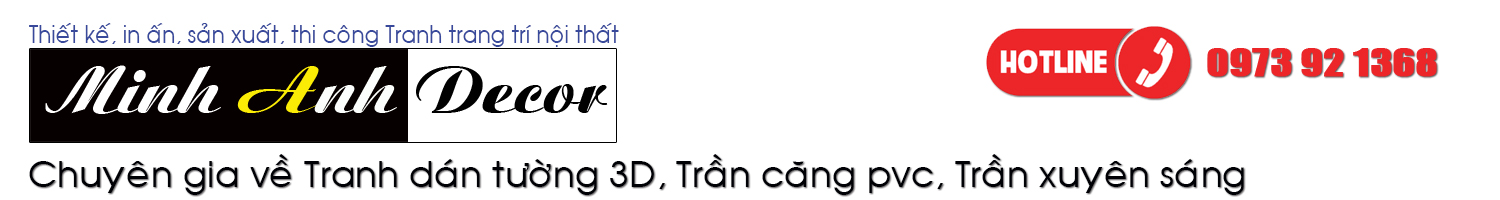 Tranh dán tường 3D