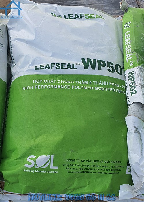 LeafSeal WP502 chịu đựng được áp lực nước cao trong rất nhiều ứng dụng. 