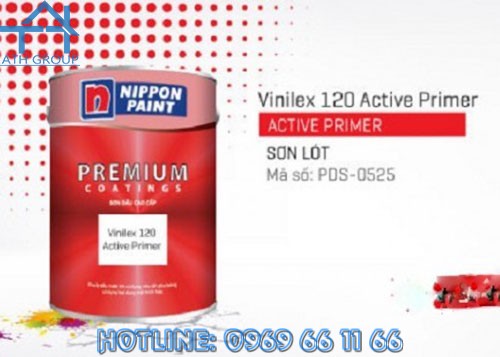 Nippon Vinilex 120 Acitve Primer là sơn lót 2 thành phần được sử dụng trong lĩnh vực sản xuất công nghiệp nặng để đảm bảo độ bám dính của các bề mặt kim loại không chứa sắt