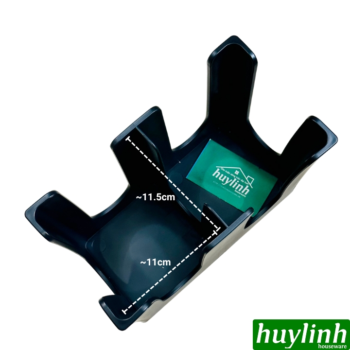 Khay úp cốc 2 ngăn đứng thẳng - Kệ úp cốc bằng nhựa PP