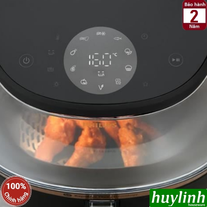 Nồi chiên không dầu điện tử Philips NA332/00 - 6.2 lít - 1700W - Chính hãng 3