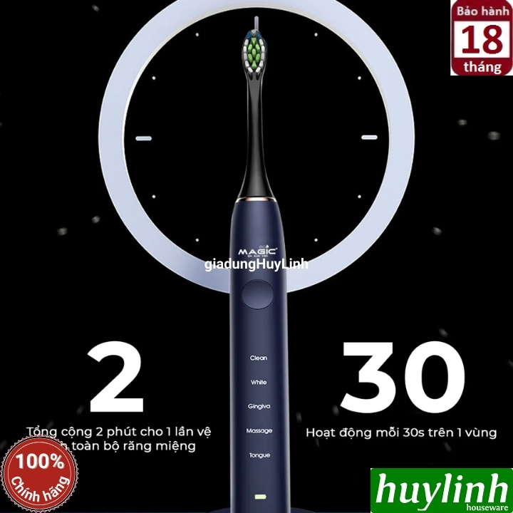 Bàn chải điện Magic ECO Pro-50 6