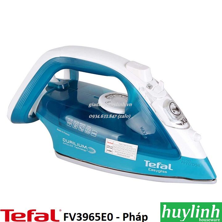 Bàn ủi hơi nước Tefal FV3965E0 - 2400W - made in Pháp