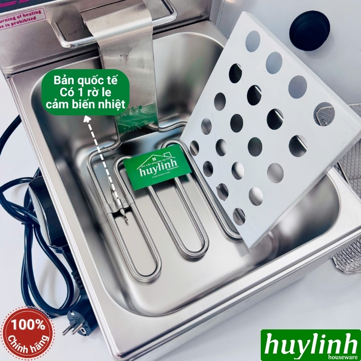 Bản quốc Tế - Bếp chiên nhúng ngập dầu Eton ZL1 - dung tích 6 lít - 2500W 3