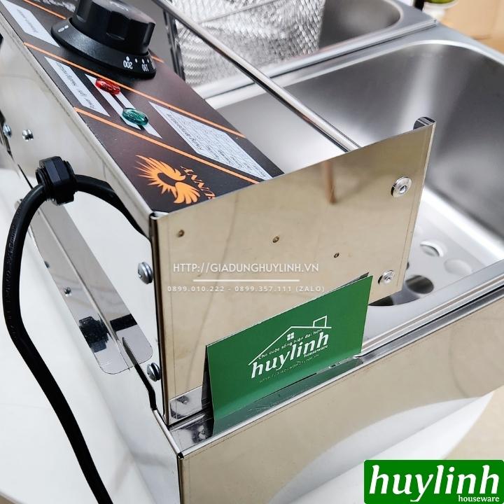 Bếp chiên nhúng đôi 2 ngăn ngập dầu Sunny SN02 - 6 lít + 6 lít 4