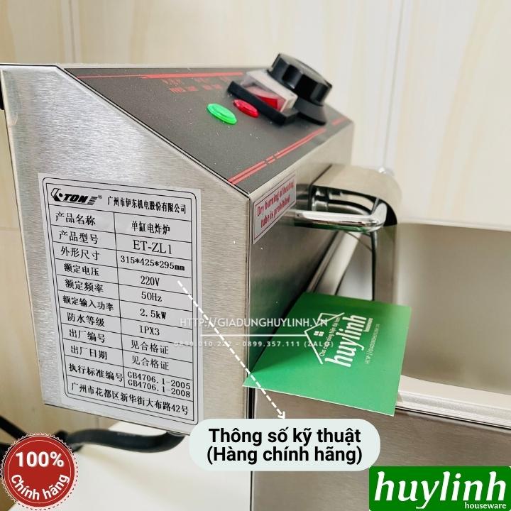 Bếp chiên nhúng đơn ngập dầu ETON ET-ZL1 - 6 lít - Hàng chính hãng 7