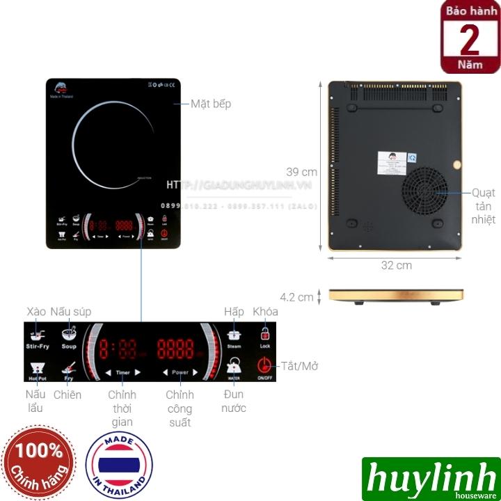 Bếp điện từ đơn Iruka I-78 - 2000W - Sản xuất tại Thái Lan 2