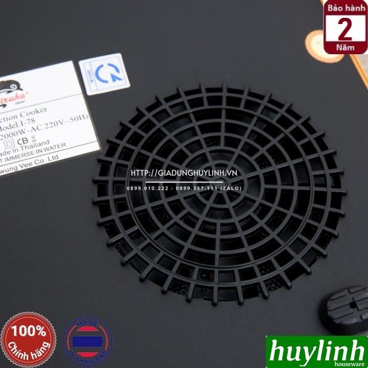 Bếp điện từ đơn Iruka I-78 - 2000W - Sản xuất tại Thái Lan 7