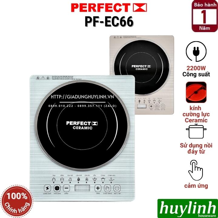 Bếp điện từ đơn Perfect PF-EC66 - Công suất 2200W - 8 Chức năng\