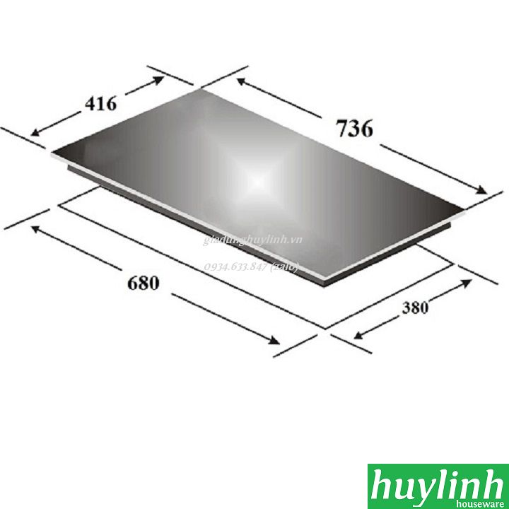 Bếp điện từ Kaff KF-FL109 - 1 từ - 1 hồng ngoại 2