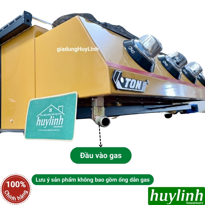 Bếp nướng gas 4 đầu đốt Eton ET-K222 - cỡ nhỏ 3