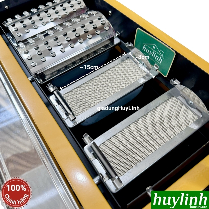 Bếp nướng gas 4 đầu đốt Eton ET-K222 - cỡ nhỏ 3