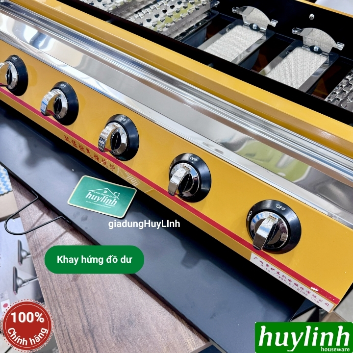 Bếp nướng gas 6 đầu đốt Eton ET-K233 - cỡ nhỏ 5