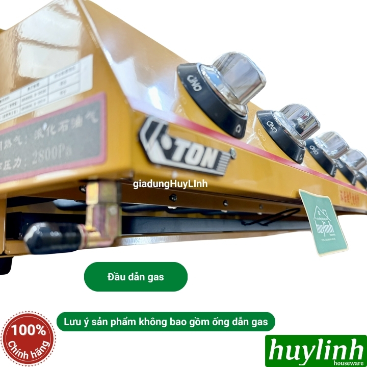 Bếp nướng gas 6 đầu đốt Eton ET-K233 - cỡ nhỏ 7