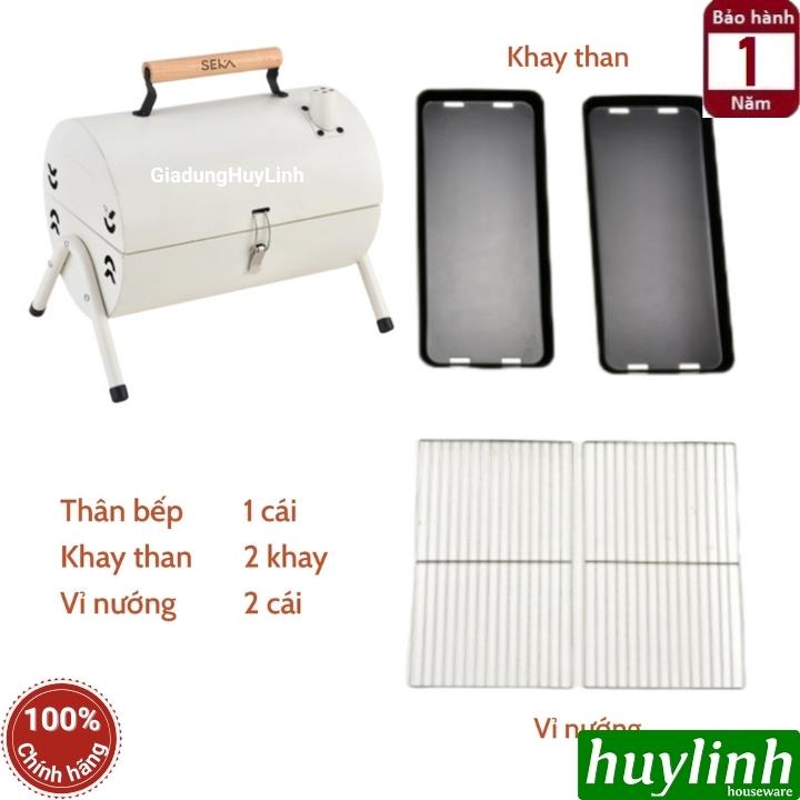 Bếp nướng than hoa Seka SK3640 - phù hợp cho picnic, dã ngoại, gia đình 4
