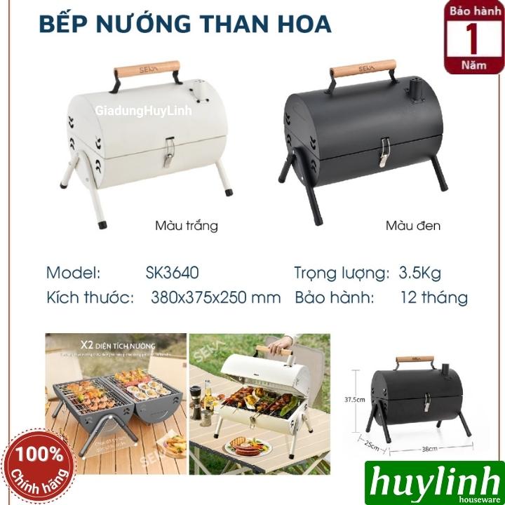 Bếp nướng than hoa Seka SK3640 - phù hợp cho picnic, dã ngoại, gia đình 5