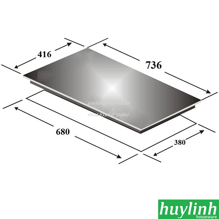 Bếp từ đôi Kaff KF-IH870Z 2