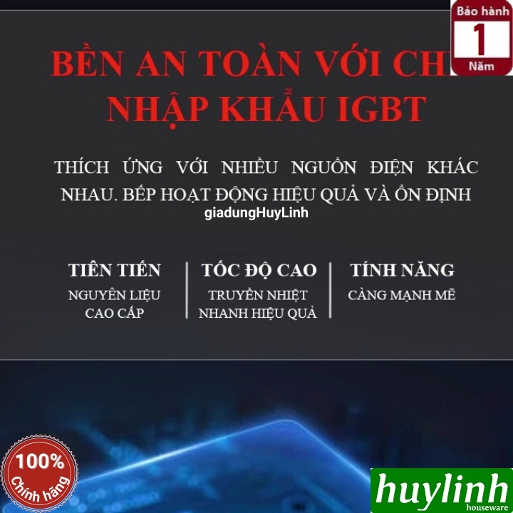 Bếp điện từ đơn công nghiệp Tiross TS8042 - 3500W - Phù hợp cho quán - nhà hàng - khách sạn