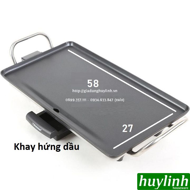 Bếp - vỉ nướng điện Tiross TS966 - 1900W 2