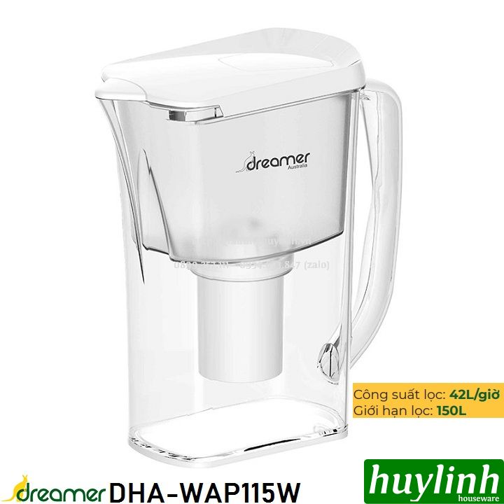 Lõi lọc nước Dreamer DHA-CAA115W sử dụng cho bình lọc DHA-WAP115W 3