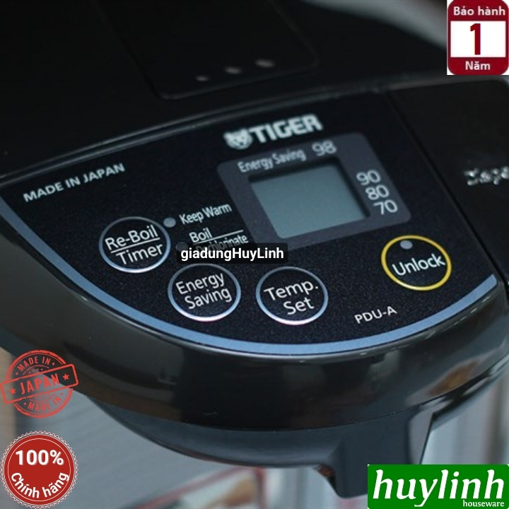 Bình thủy điện Nhật Bản Tiger PDU-A40W - A50W (Dung tích 4 lít - 5 lít) 3