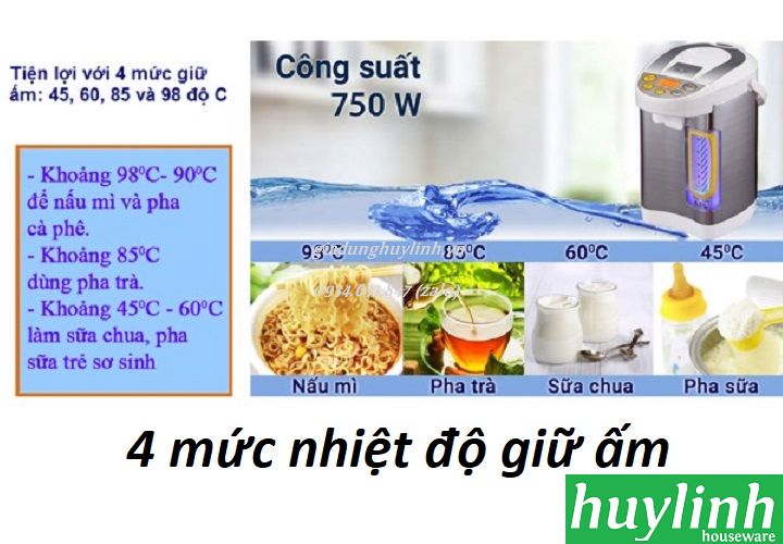 Bình thủy điện Osaka APE-502S - 5 lít 2