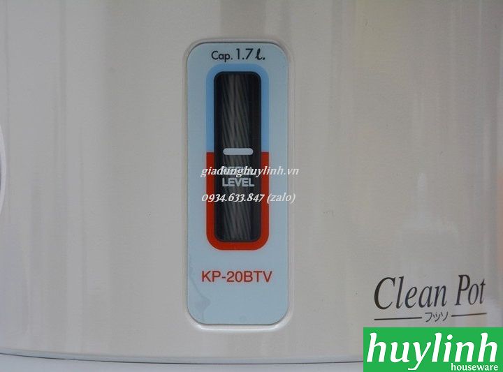 Bình thủy điện Sharp KP-20BTV - 1.7 lít 8