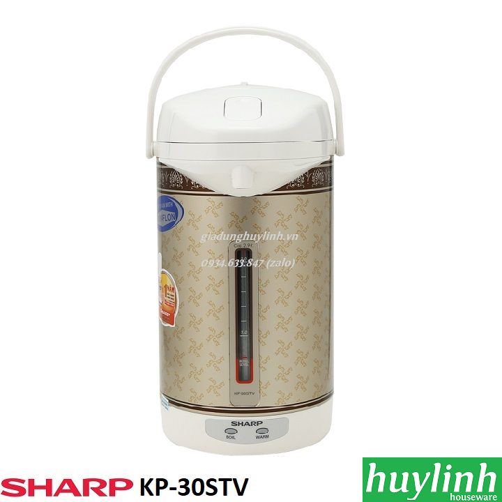 Bình thủy điện Sharp KP-30STV - 2.9 lít