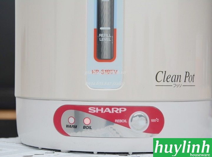 Bình thủy điện Sharp KP-31BTV - 2.8 lít 7