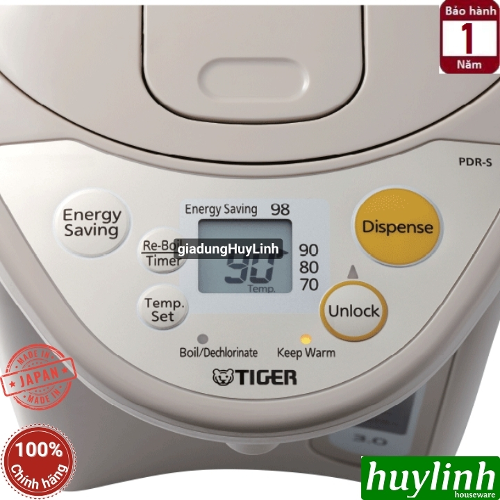 Bình thủy điện Nhật Bản Tiger PDR-S30W/S40W (Dung tích 3 lít - 4 lít) 4