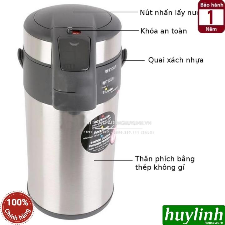 Bình thủy giữ nhiệt bấm rót Tiger MAA-A402 - Dung tích 4 lít 3