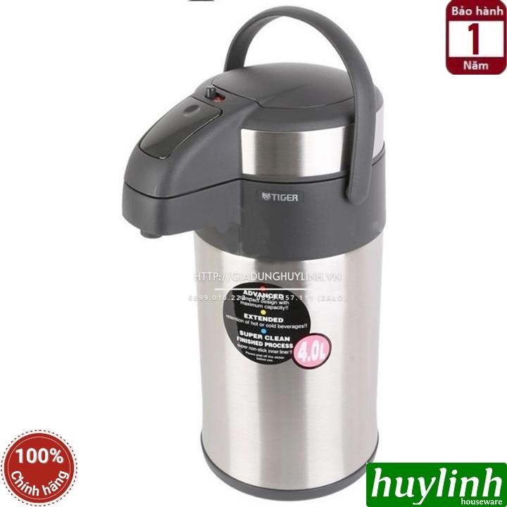 Bình thủy giữ nhiệt bấm rót Tiger MAA-A402 - Dung tích 4 lít 5