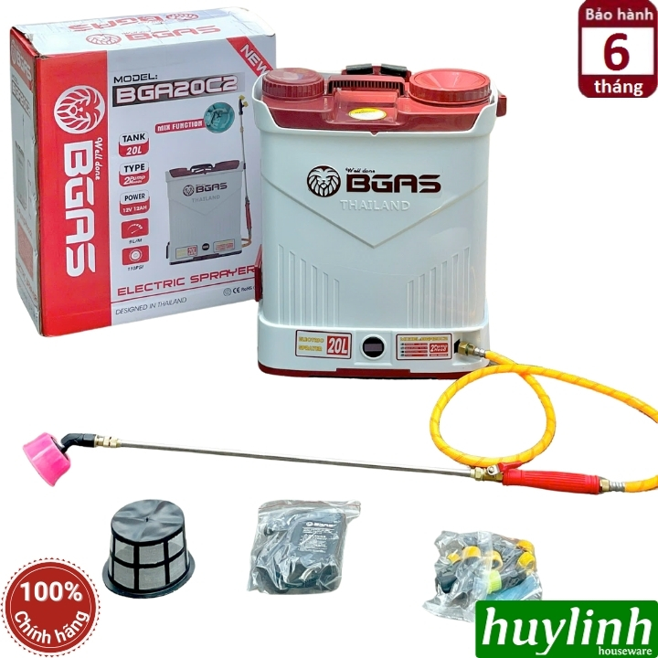 Máy xịt phun thuốc trừ sâu Bgas BGA20C2 2