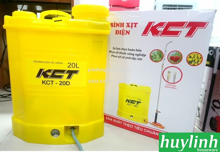 Bình xịt điện KCT 18D và 20D - 18 - 20 lít 5