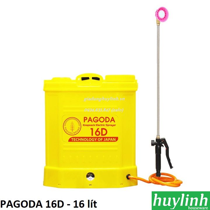 Bình xịt điện Pagoda 16D - 16 lít