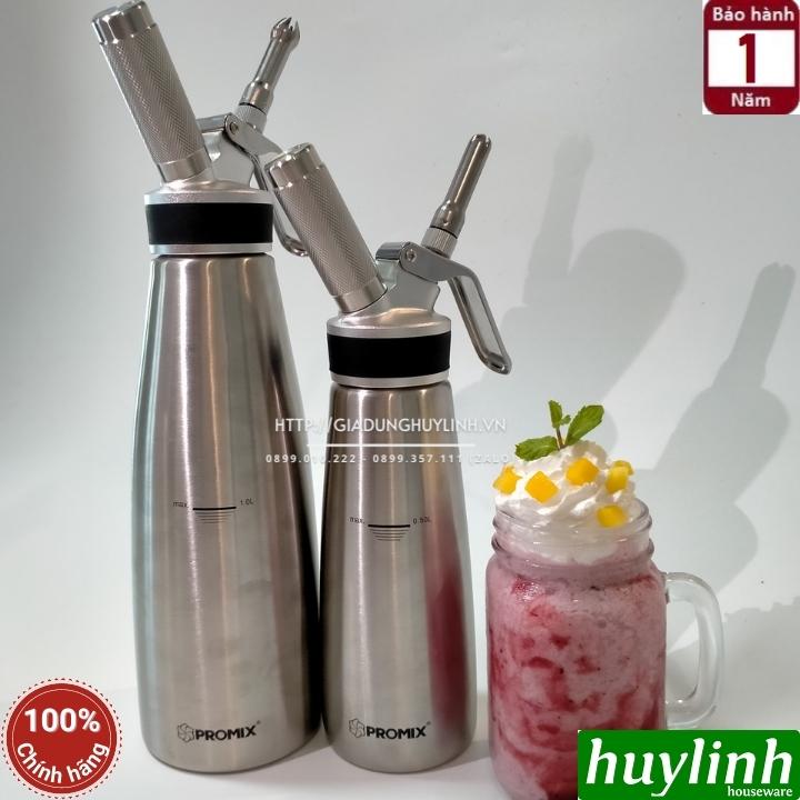 Bình xịt kem tươi Promix 0.5 lít và 1 lít (CW500 - CW1000) 2